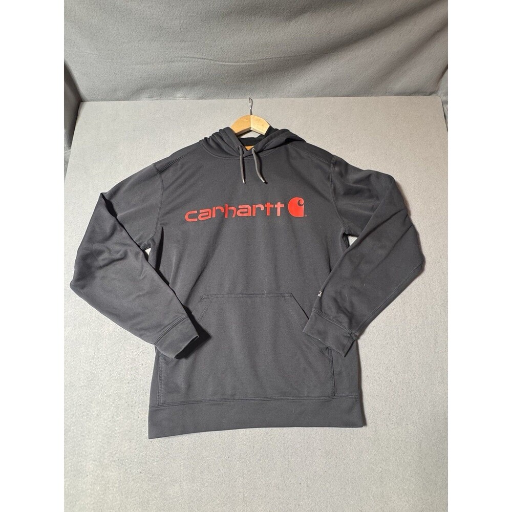 Carhartt Force Extremes Hoodie Sweatshirt Mens M Med Grey Relaxed Fit Pullover